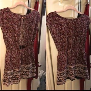 Mini dress w/pockets